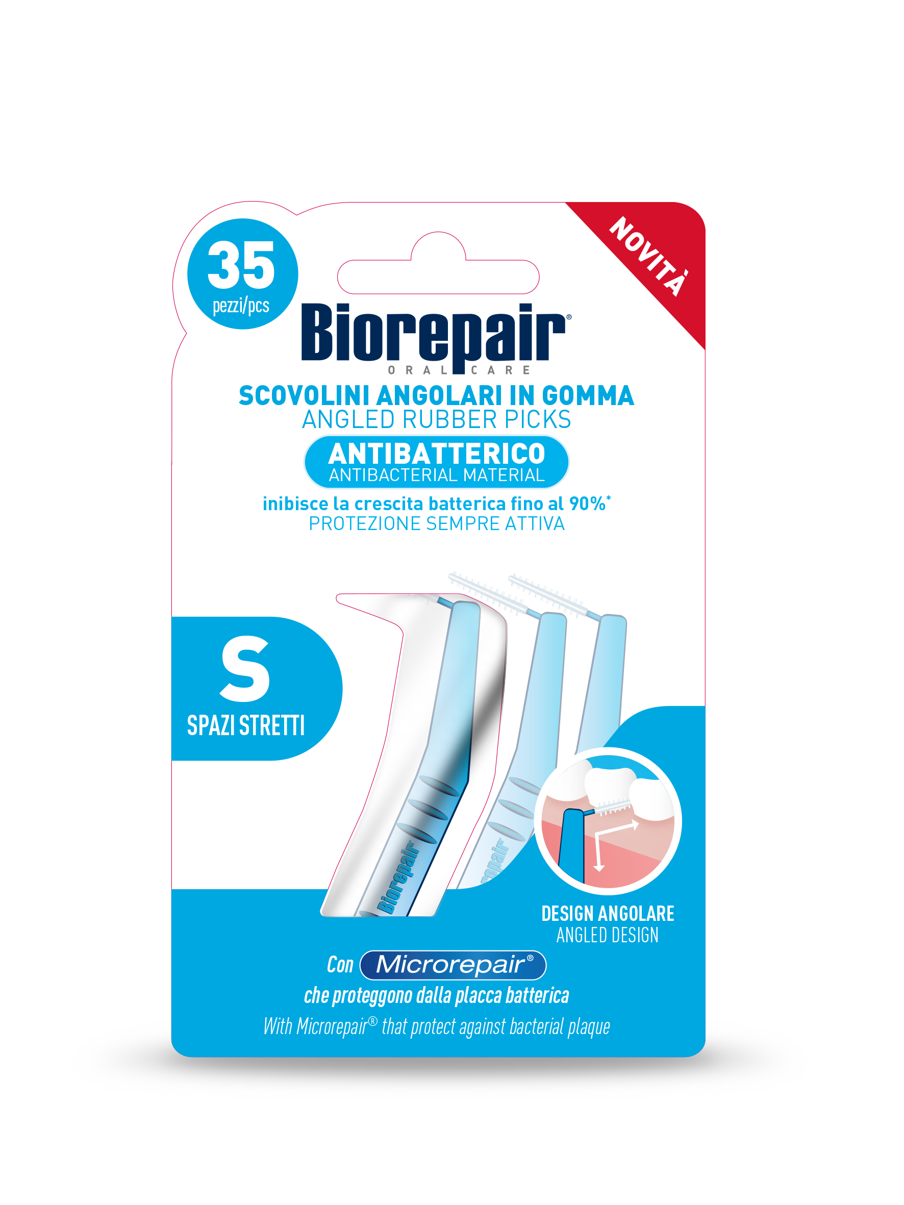 Czyścik międzyzębowy cienki